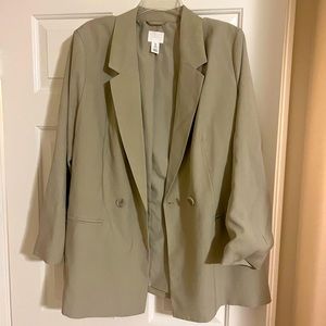 H&M Oversized tan Blazer L